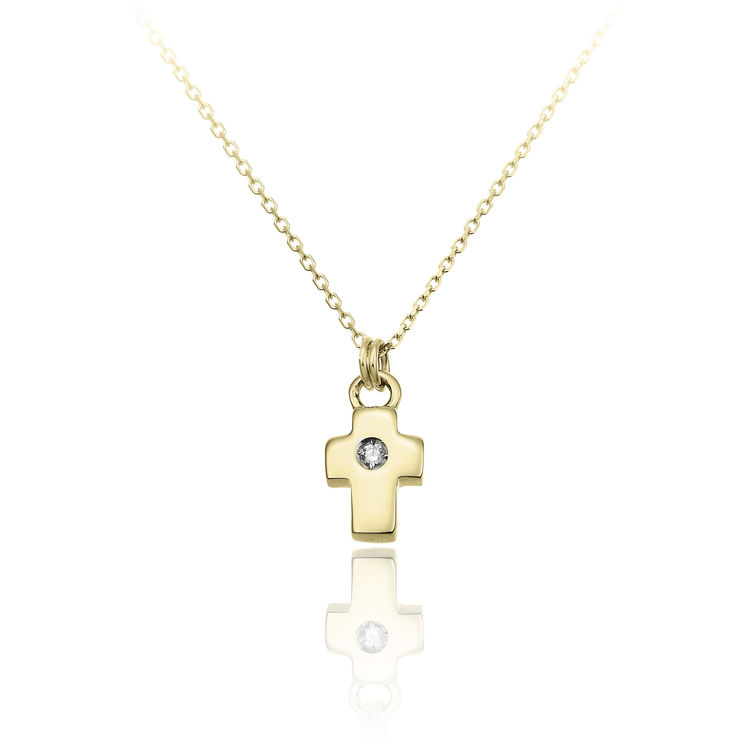 Immagine di Collana Chimento Donna in Oro Giallo e Diamanti 1G09650B11