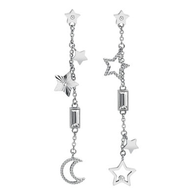 Orecchini Donna Luna E Stelle Gioielli Brosway Chant | BAH21 Orecchini Donna Luna E Stella
