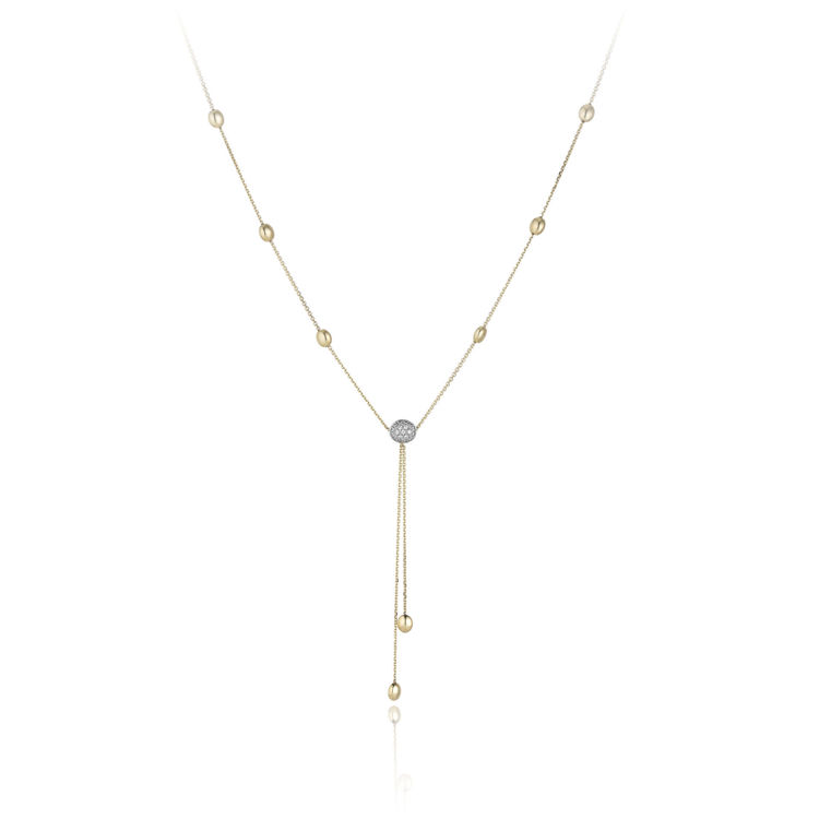 Immagine di Collana Chimento Donna in Oro Giallo e Diamanti 1G01439B12