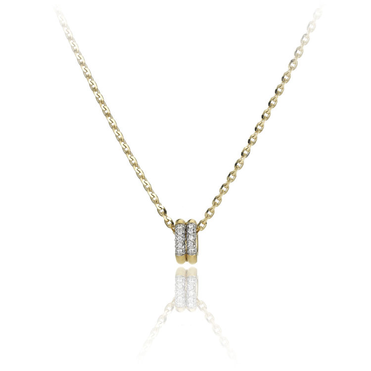 Immagine di Collana Chimento Donna in Oro Giallo e Diamanti 1G14400BB1