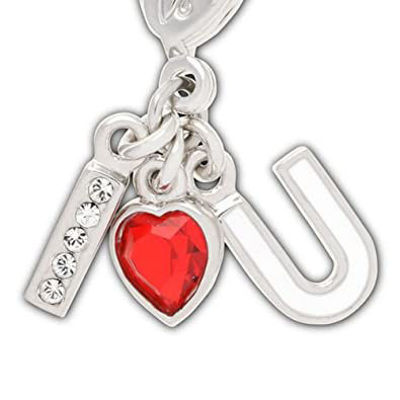 Charm Donna I Love Youe Gioielli Swarovski | 1128416 Charm Donna Swarovski