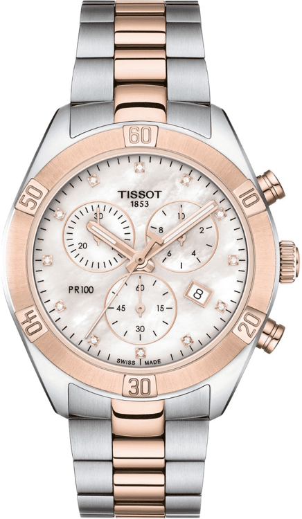 Immagine di Orologio Cronografo Donna Tissot Pr 100 Sport Chic | T101.917.22.116.00