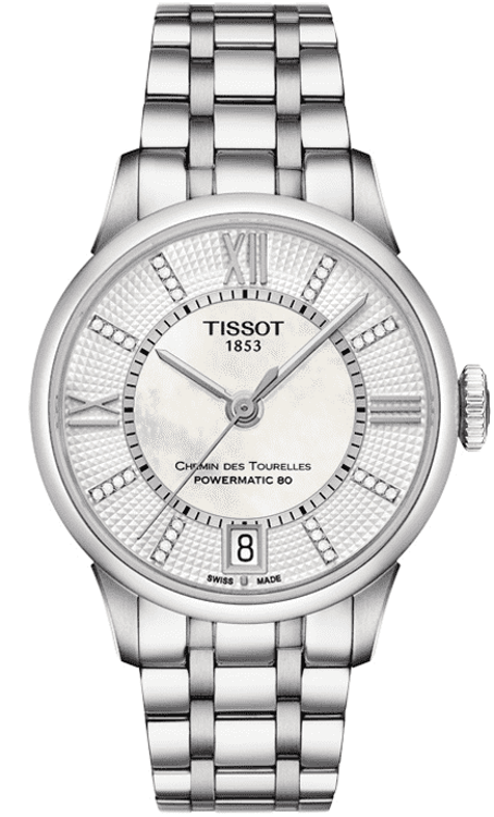 Immagine di Orologio Automatico Donna Tissot Chemin Des Tourelles Powermatic 80 | T099.207.11.116.00