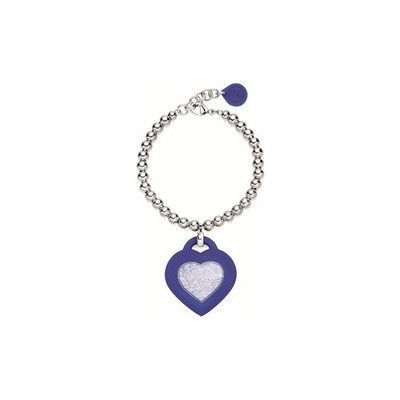 Immagine di Bracciale Donna Ops Objects Con Ciondolo Cuore Blu | OPSBR-344