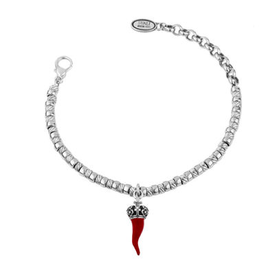 Immagine di Bracciale Donna In Argento Con Cornetto Gioielli Suali | BM2031/1