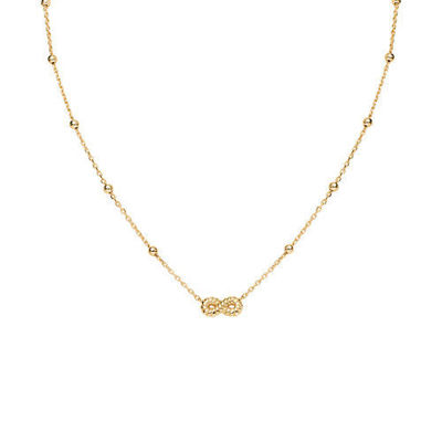 Collana Dorata Con Infinito