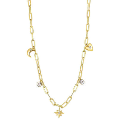 Collana Donna Luna Stella Cuore Gioielli Brosway Chant | BAH44