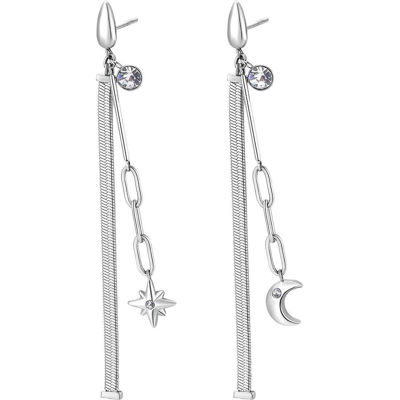 Orecchini Donna Luna Stella Gioielli Brosway Chant | BAH53