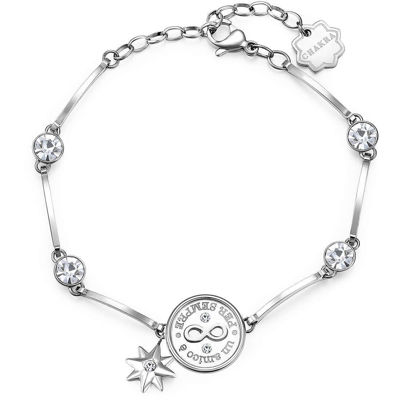 Bracciale Donna Rosa Dei Venti Con Infinito Gioielli Brosway Chakra | BHKB045