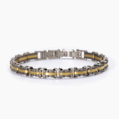 Immagine di Bracciale Acciaio E Pvd Gold E Gray Gioielli 2Jewels | 232365