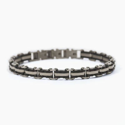 Immagine di Bracciale Acciaio E Pvd Nero Gioielli 2Jewels | 232334