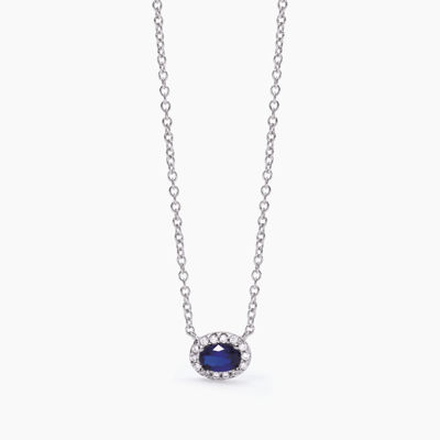 Immagine di Collana Donna Con Zaffiro Gioielli Mabina | 553495