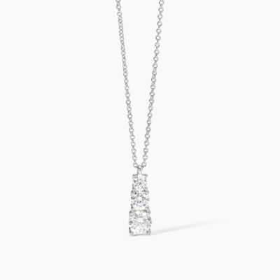 Immagine di Collana Con Catena Forzatina E Zirconi Bianchi Gioielli Mabina | 553642