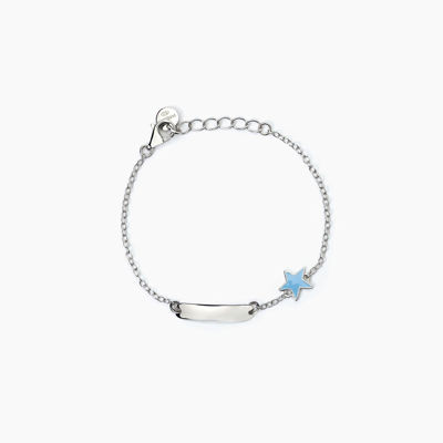 Immagine di Bracciale Neonato Personalizzabile Con Stellina Gioielli Mabina |  533788