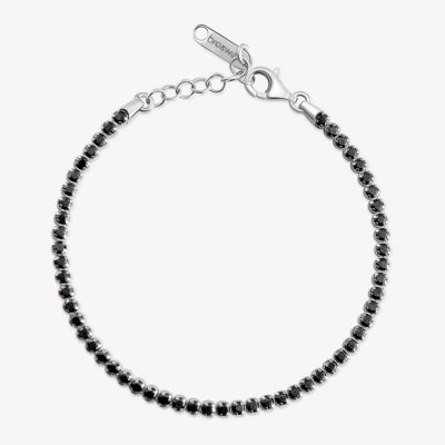 Immagine di Bracciale Tennis Nero Gioielli Brosway Fancy | FMB110