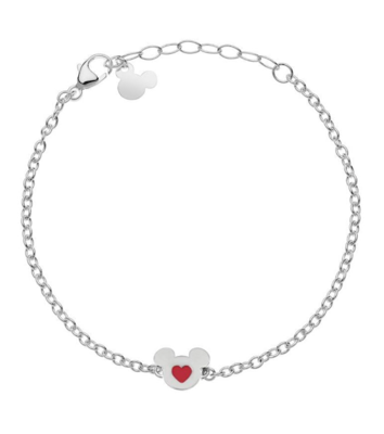 Visualizza i dettagli per Bracciale Bambina Topolino Con Cuore Rosso Gioielli Disney | B600652L-55.CJ Immagine di Bracciale Bambina Topolino Con Cuore Rosso Gioielli Disney | B600652L-55.CJ