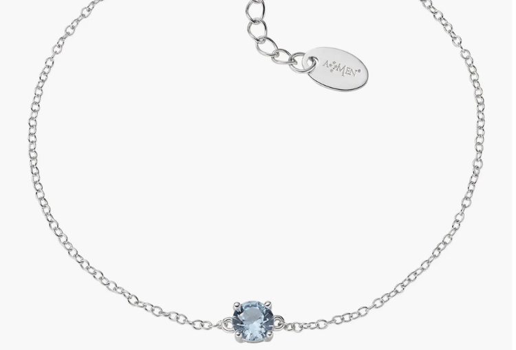 Immagine di Bracciale Donna Punto Luce Acquamarina Gioielli Amen | BRCIPBBACZ