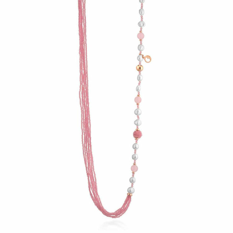 Immagine di Collana Sophie Summer Con Perle Lelune Glamour | LGNK546.4