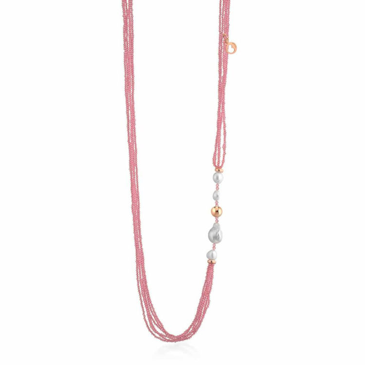 Immagine di Collana Sophie Summer Con Perle Lelune Glamour | LGNK547.4