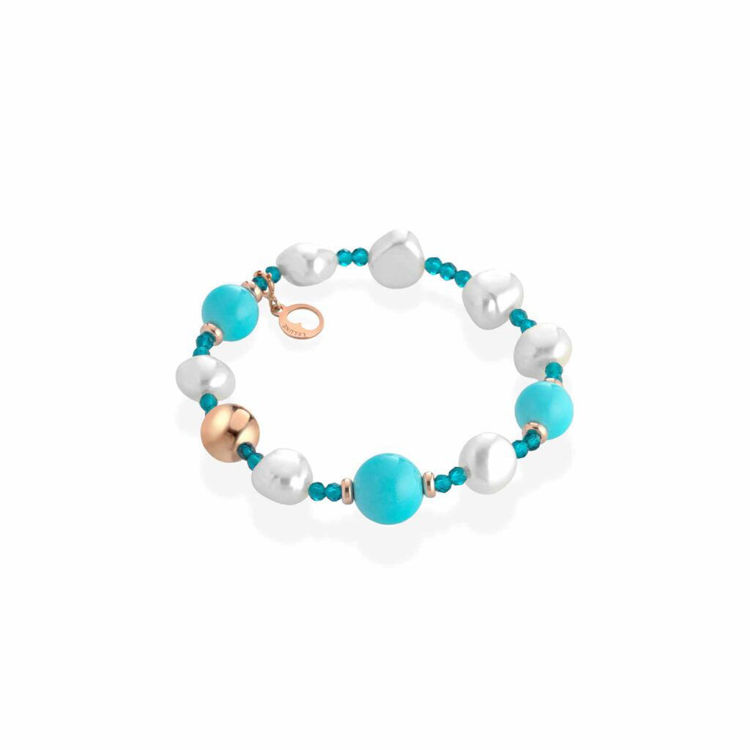 Immagine di Bracciale Sophie Summer Con Perle Lelune Glamour | LGBR546.5