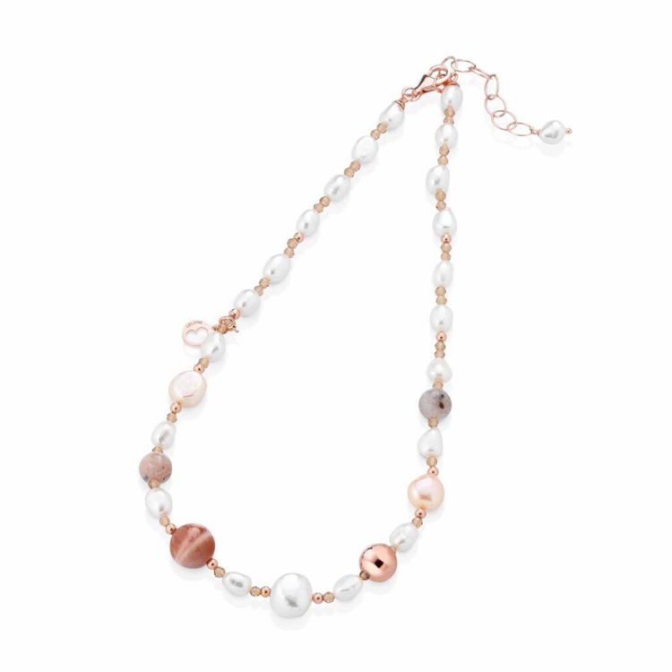 Immagine di Collana Sophie Con Perle Lelune Glamour | LGNK543