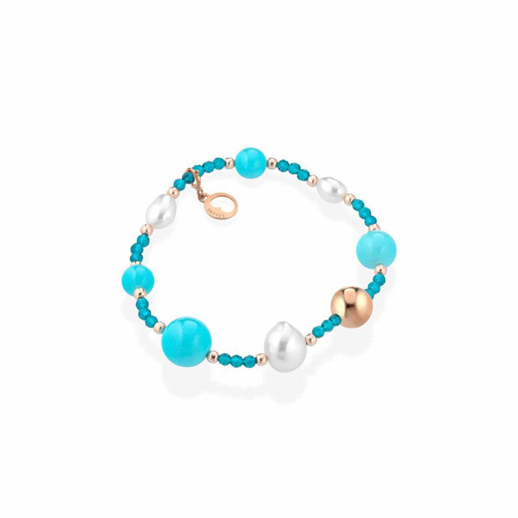 Immagine di Bracciale Sophie Summer Con Perle Lelune Glamour | LGBR542.5