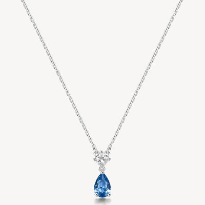 Immagine di Collana Con Pendente Zircone Freedom Blue Gioielli Brosway Fancy | FFB109