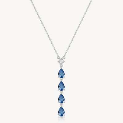 Immagine di Collana Con Pendente Zirconi Freedom Blue Gioielli Brosway Fancy | FFB110