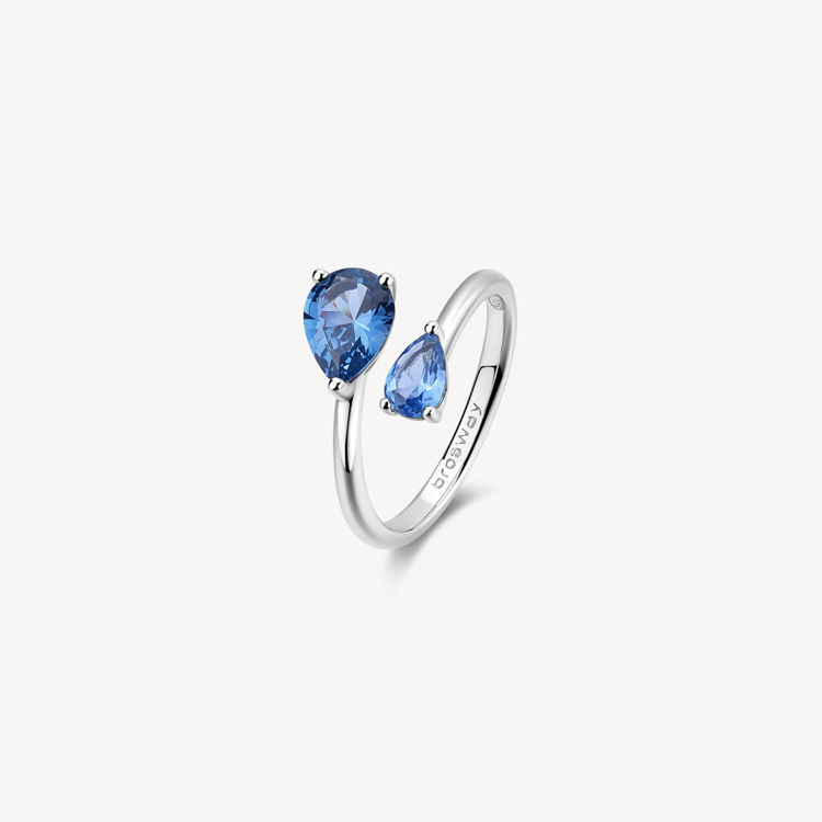 Immagine di Anello Con Zirconi Freedom Blue Gioielli Brosway Fancy | FFB114