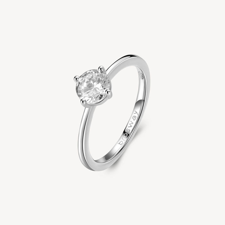 Immagine di Anello Solitario Con Zircone Infinite White Gioielli Brosway Fancy | FIW77