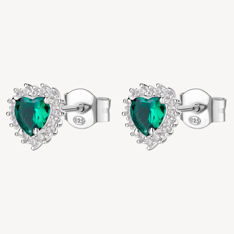 Immagine di Orecchini Cuore Life Green Gioielli Brosway Fancy | FLG45