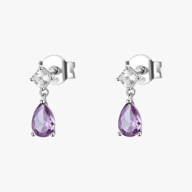 Immagine di Orecchini Con Pendente Magic Purple Gioielli Brosway Fancy | FMP115