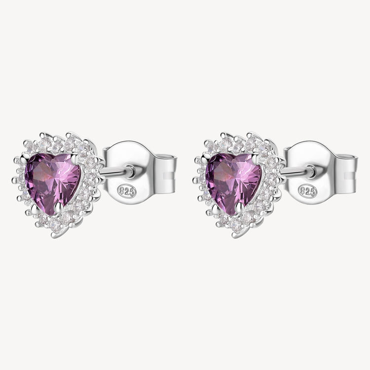 Immagine di Orecchini A Cuore Magic Purple Gioielli Brosway Fancy | FMP53