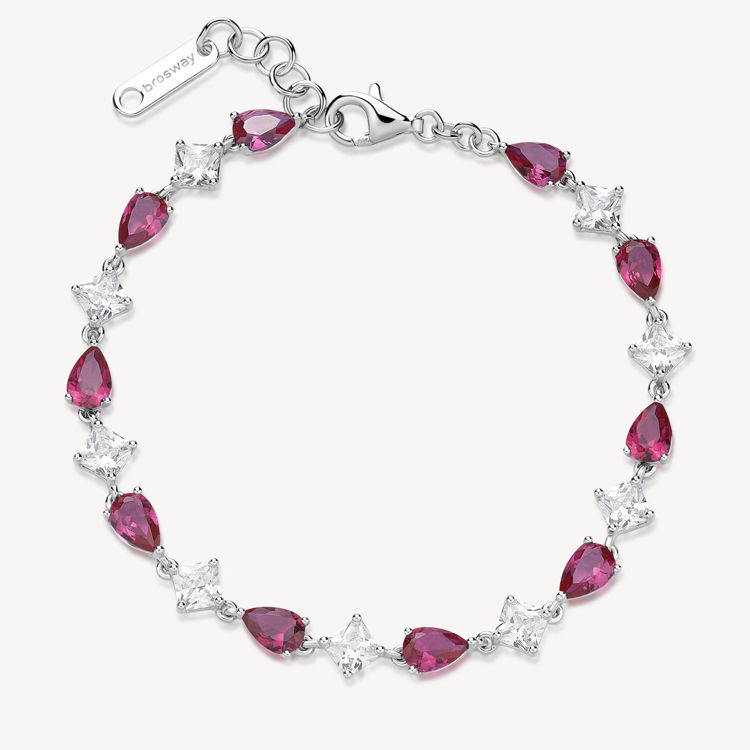 Immagine di Bracciale Zirconi Bianchi E Passion Ruby Gioielli Brosway Fancy | FPR113