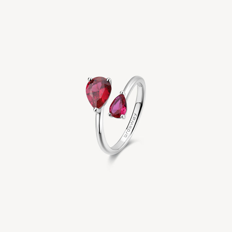 Immagine di Anello Con Zirconi Passion Ruby Gioielli Brosway Fancy | FPR115