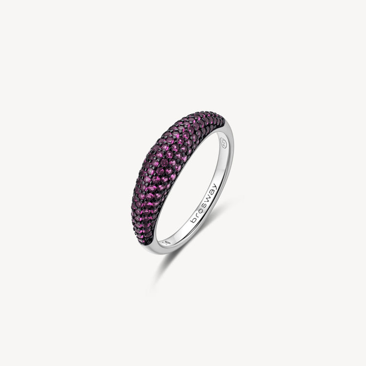 Immagine di Anello Galvanica Rutenio Passion Ruby Gioielli Brosway Fancy | FPR128