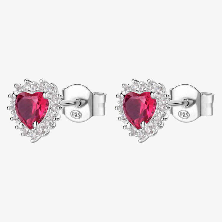 Immagine di Orecchini Cuore Passion Ruby Gioielli Brosway Fancy | FPR51