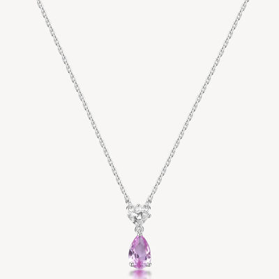 Immagine di Collana Con Pendente Zircone Vibrant Pink Gioielli Brosway Fancy | FVP111