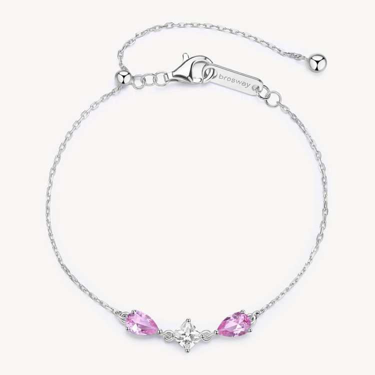 Immagine di Bracciale Tiralaccio Zirconi Vibrant Pink Gioielli Brosway Fancy | FVP113