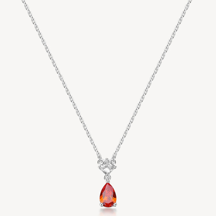 Immagine di Collana Con Pendente Zircone Vitamin Orange Gioielli Brosway Fancy | FVO24