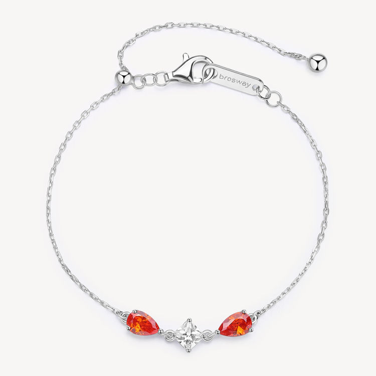 Immagine di Bracciale Tiralaccio Zirconi Vitamin Orange Gioielli Brosway Fancy | FVO25