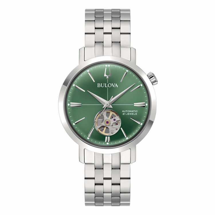 Immagine di Orologio Uomo Aerojet Automatic 38 mm Verde Bulova | 96A319