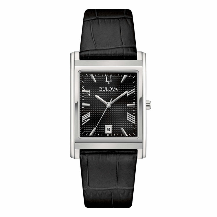 Immagine di Orologio Uomo Bulova Classic Rectangle Nero | 96B445