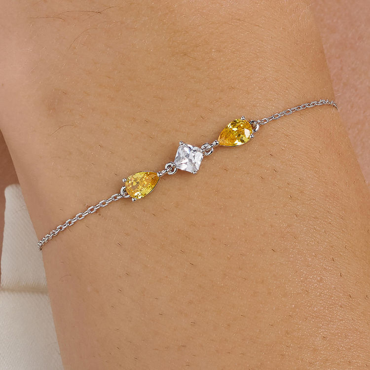 Immagine di Bracciale Tiralaccio Zirconi Energy Yellow Gioielli Brosway Fancy | FEY99