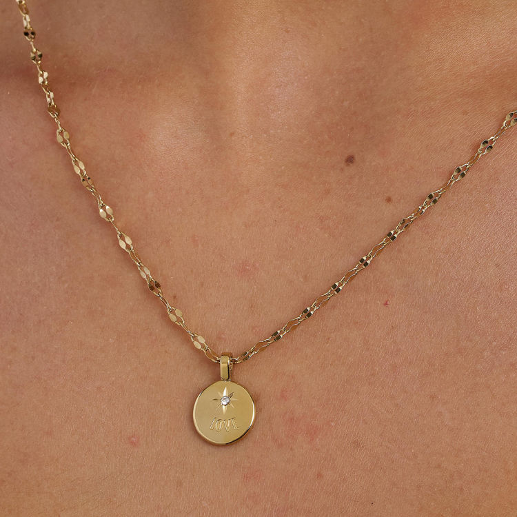 Immagine di Collana Essential Dorata Con Pendente "Love" Brosway | BNL048