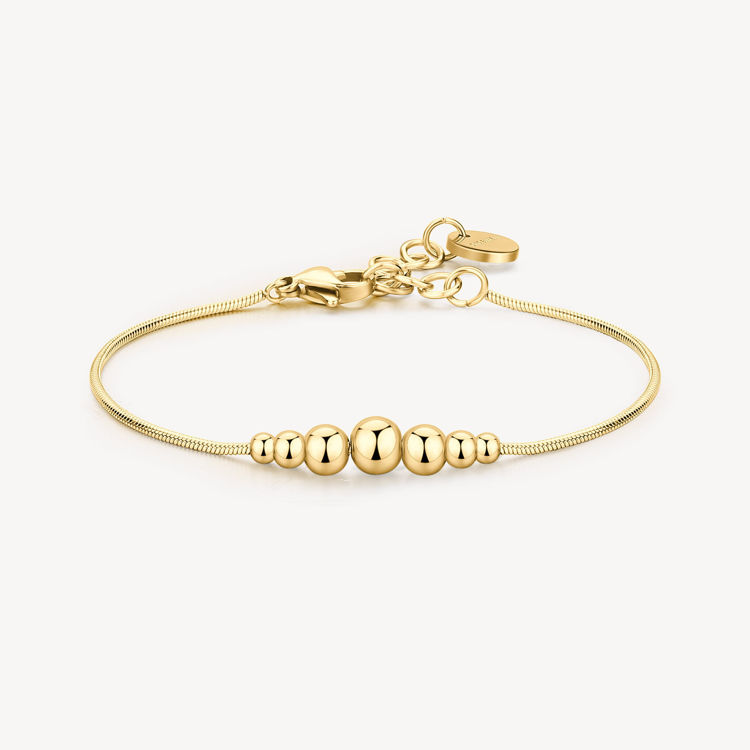 Immagine di Bracciale A Sfera In Acciaio Dorato Perfect Brosway | BPC16