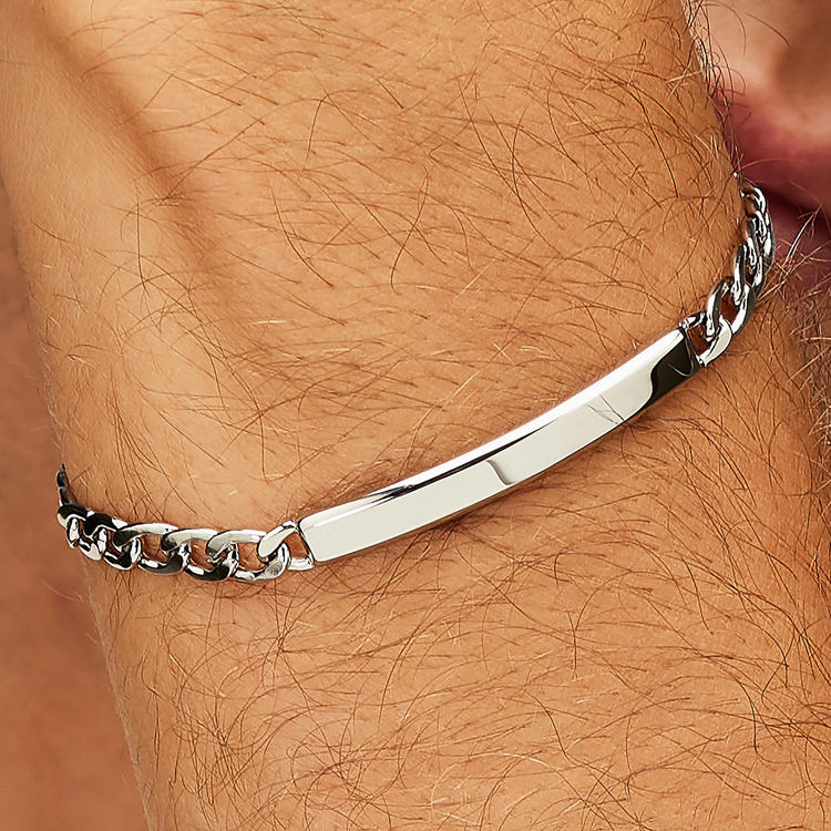 Immagine di Bracciale Uomo In Acciaio Catena Groumette Riptide Brosway | BTD020