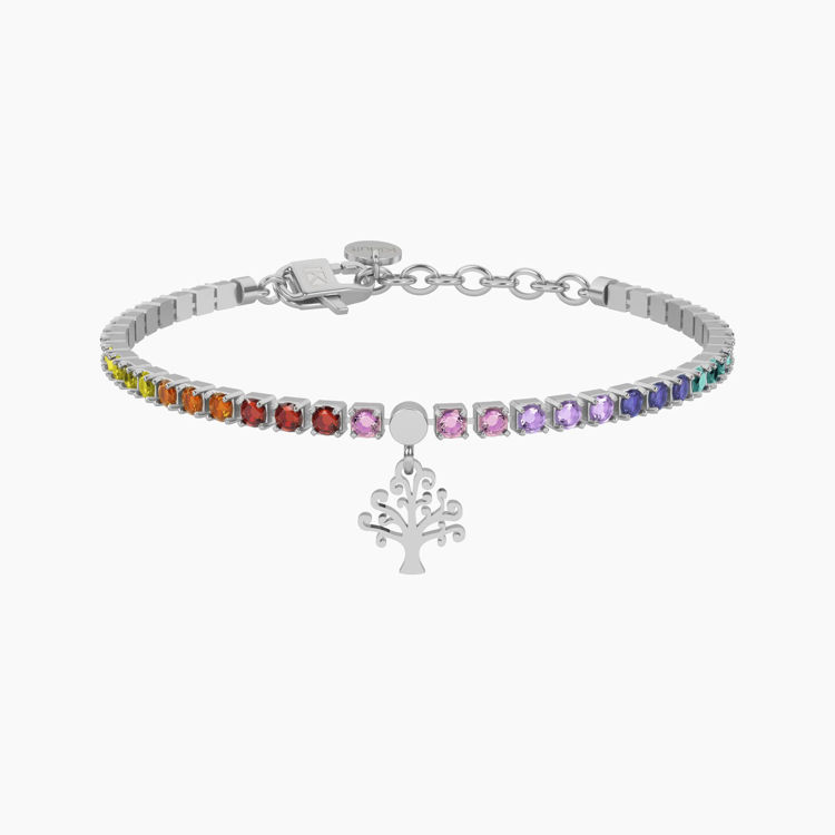 Immagine di Bracciale Tennis Multicolor Con Albero Della Vita Gioielli Kidult | 732325