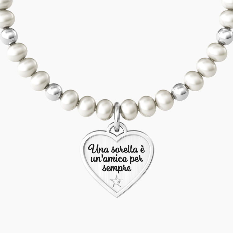 Immagine di Bracciale Per Sorella Con Perle Coltivate Gioielli Kidult | 732098