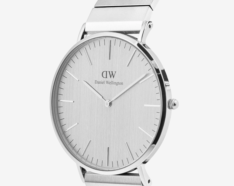 Immagine di Orologio Daniel Wellington Classic Piano Link Silver Unitone | DW00100775